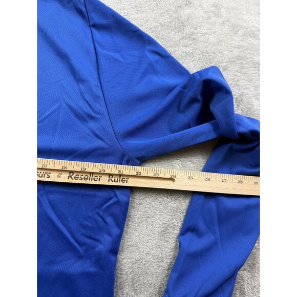 New Nike Dri-FIT Jacket Women's Large Blue Training Full Zip Athletic CN9520-493 - Picture 12 of 12